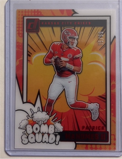 2024 Donruss #33 Patrick Mahomes II Bomb Squad — front