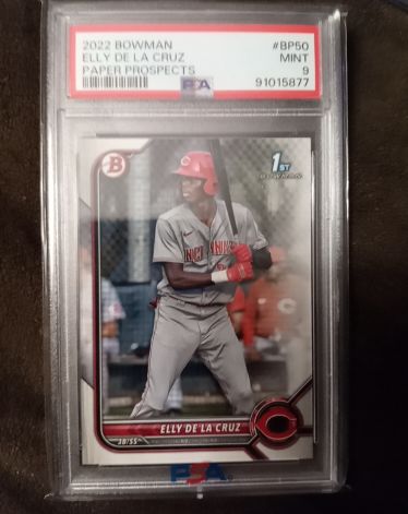 2022 Bowman #BP50 Elly De La Cruz Paper Prospects — front
