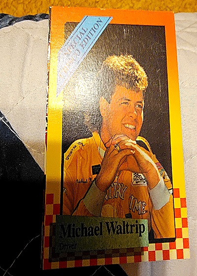 1989 Maxx Crisco #21 Michael Waltrip — front