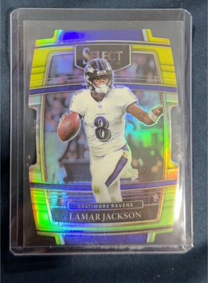 2021 Panini Select #5 Lamar Jackson — front