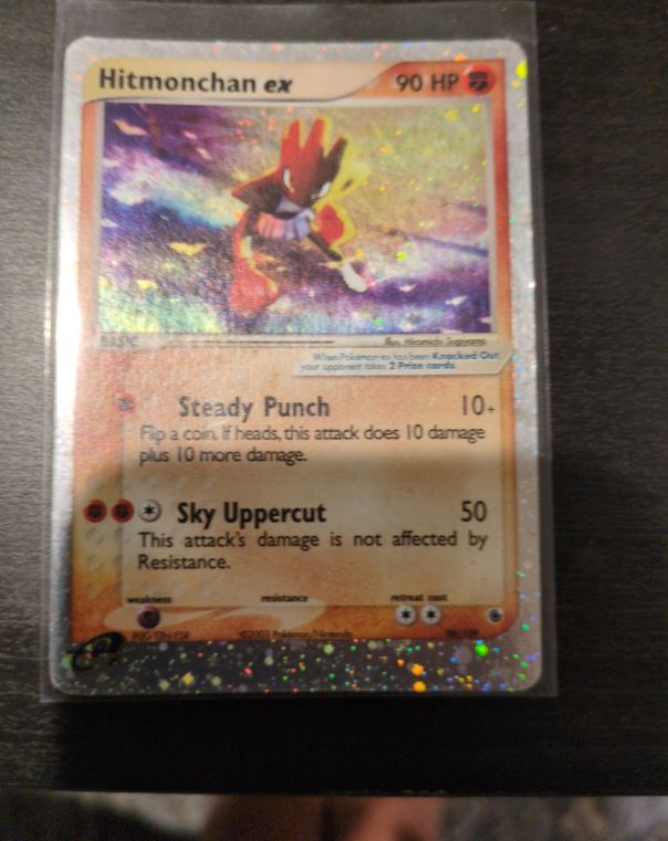 2003 Pokemon EX Ruby & Sapphire #98 Hitmonchan ex — front