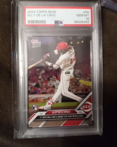 2024 Topps Now #50 Elly De La Cruz — front