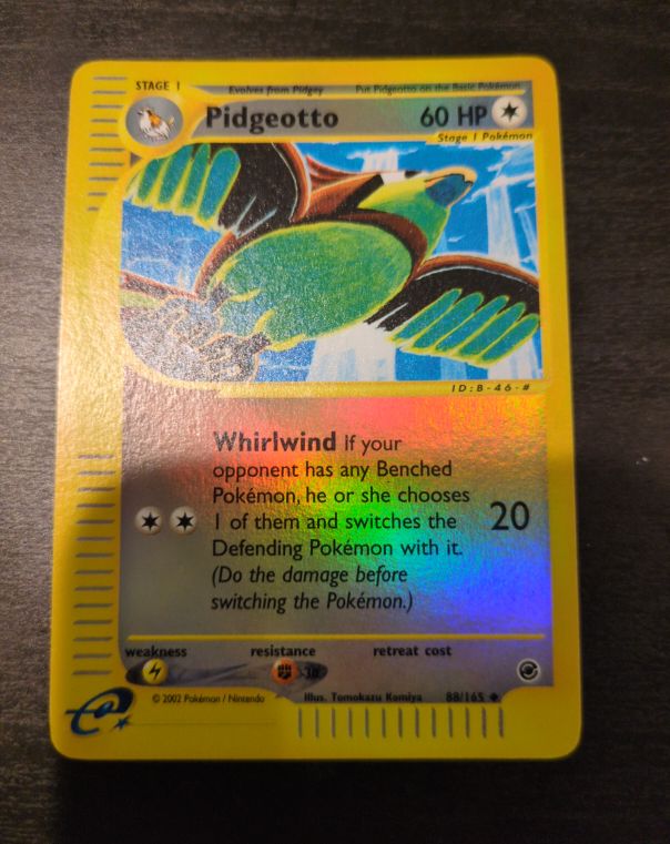2002 Pokemon Expedition #88 Pidgeotto — front