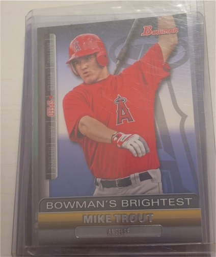 2011 Bowman Bowman's Brightest #BBR6 Mike Trout — front