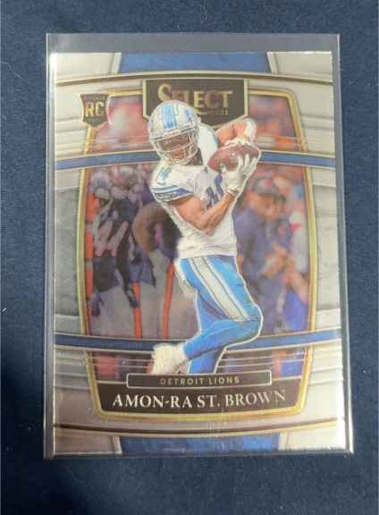 2021 Panini Select #73 Amon-Ra St. Brown — front
