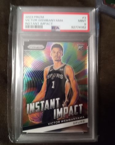 2023-24 Panini Prizm Instant Impact #3 Victor Wembanyama — front
