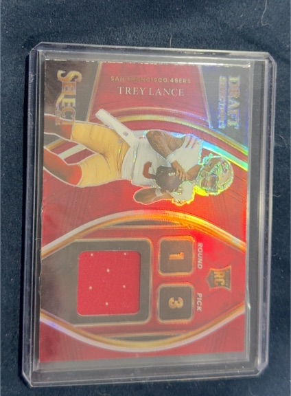 2021 Panini Select Draft Selections #DS-TLA Trey Lance — front