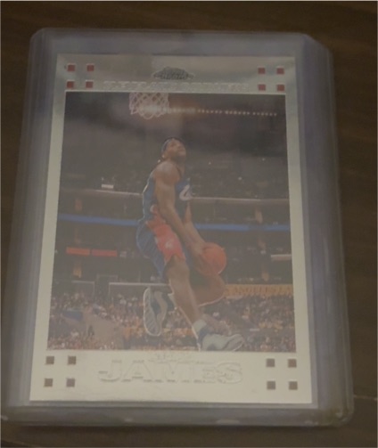 2007-08 Topps Chrome #23 LeBron James — front