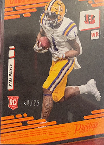 2021 Panini Prestige #212 Ja'Marr Chase — front