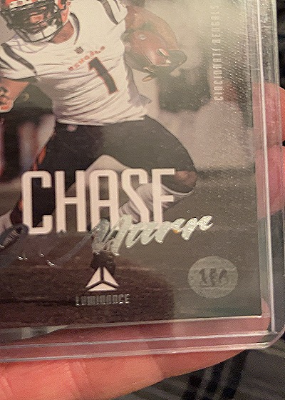 2021 Panini Chronicles Luminance #212 Ja'Marr Chase — front