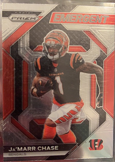 2023 Panini Prizm #H-7 Ja'Marr Chase Emergent — front