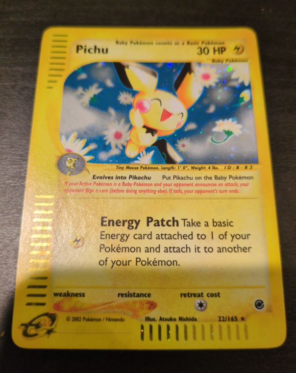 2002 Pokemon Expedition #22 Pichu — front