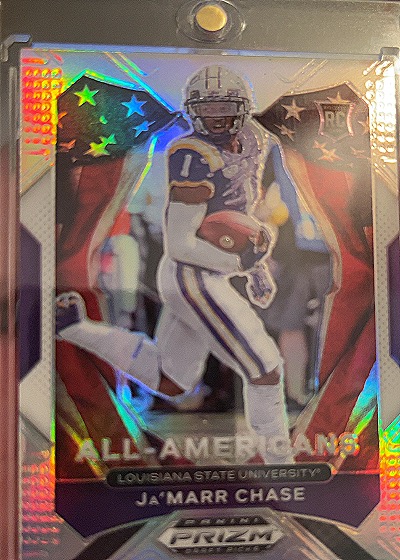 2021 Panini Prizm Draft Picks #185 Ja'Marr Chase — front