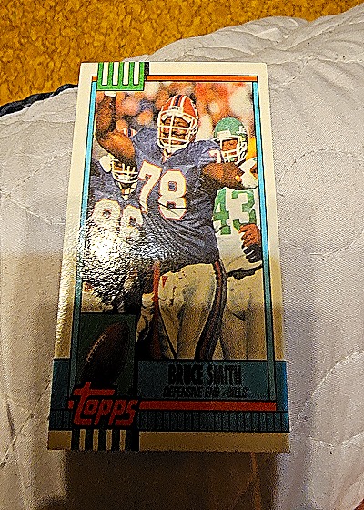 1990 Topps #78 Bruce Smith — front