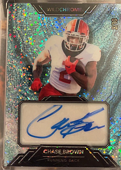 2023 Wild Card Wildchrome #3/10 Chase Brown — front