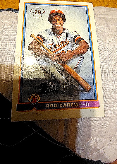 1991 Bowman #2 Rod Carew — front