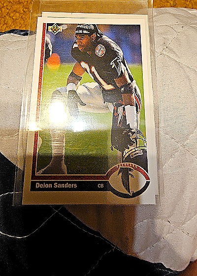 1991 Upper Deck #154 Deion Sanders — front