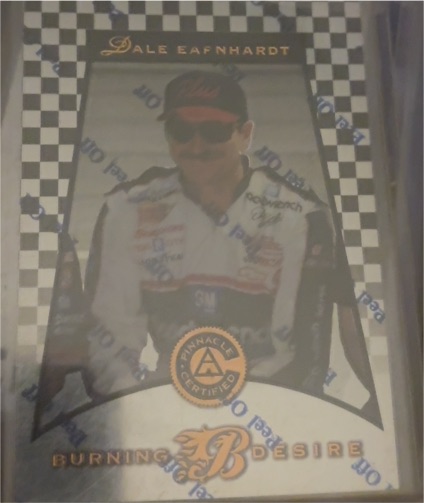1997 Pinnacle Certified Burning Desire Dale Earnhardt — front