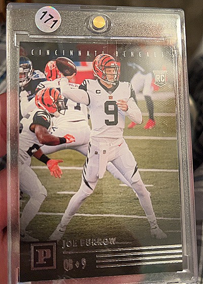 2020 Panini Chronicles #PA-1 Joe Burrow — front