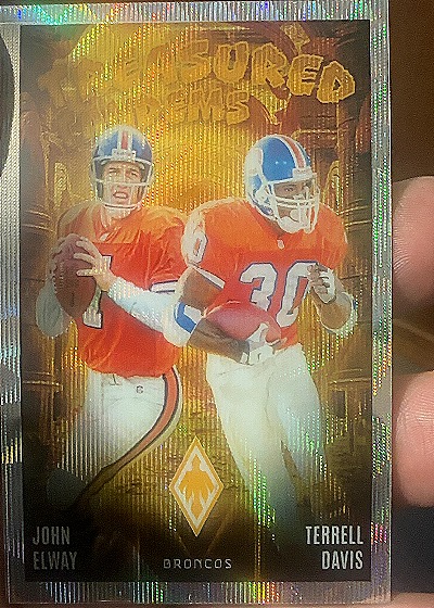 2024 Panini Phoenix Treasured Tandems #TT-DEN John Elway / Terrell Davis — front