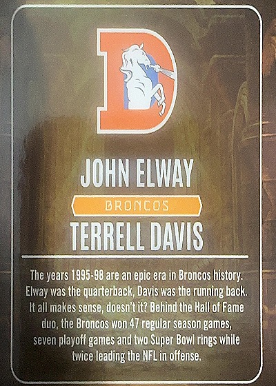 2024 Panini Phoenix Treasured Tandems #TT-DEN John Elway / Terrell Davis — back