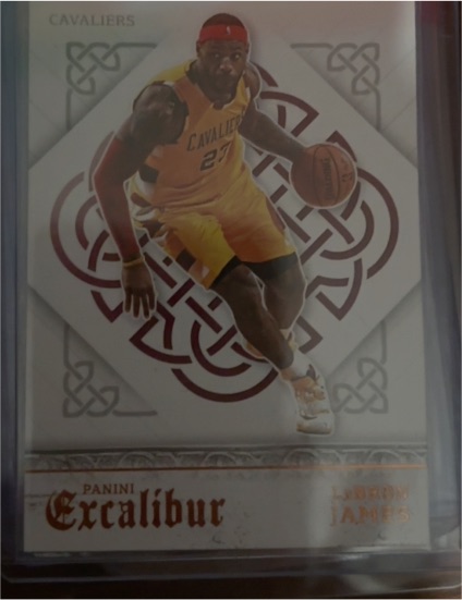 2015-16 Panini Excalibur #51 LeBron James — front