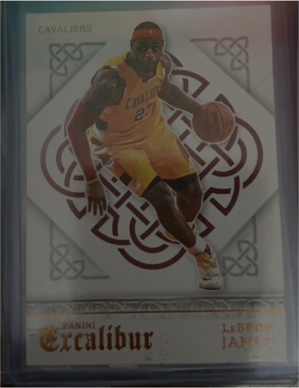 2015-16 Panini Excalibur #51 LeBron James — front