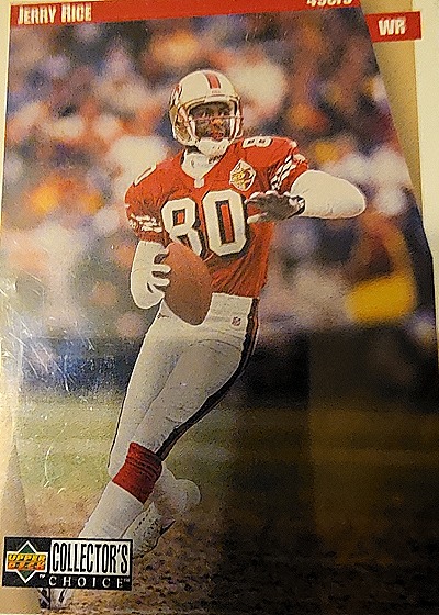 1997 Upper Deck Collector's Choice #49 Jerry Rice — front