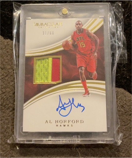 2015-16 Panini Immaculate #01 Al Horford — front