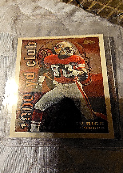 1995 Topps #3 Jerry Rice — front