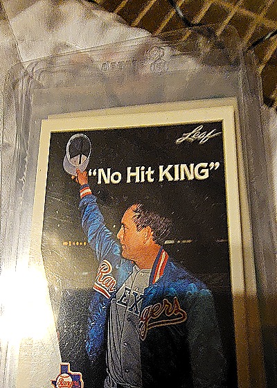 1990 Leaf #265 Nolan Ryan "No Hit King" — front