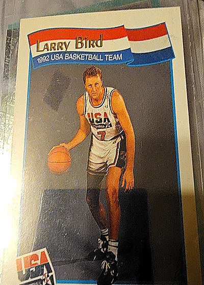1991-92 Hoops McDonald's #52 Larry Bird USA Basketball Team — front