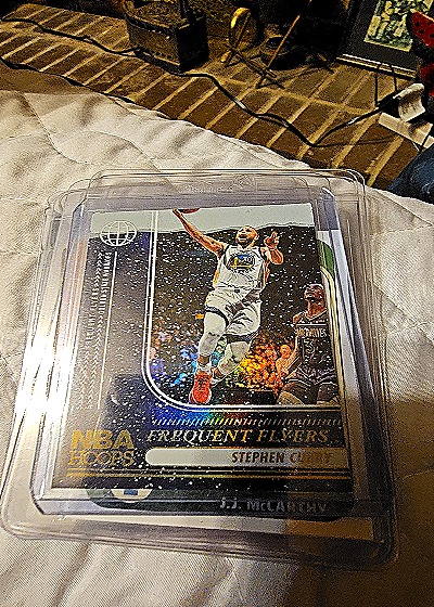 2023-24 Panini NBA Hoops Frequent Flyers #FF-1 Stephen Curry — front