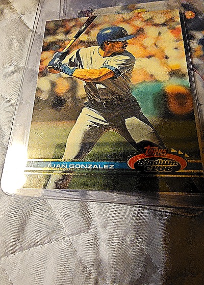 1991 Topps Stadium Club #237 Juan Gonzalez — front