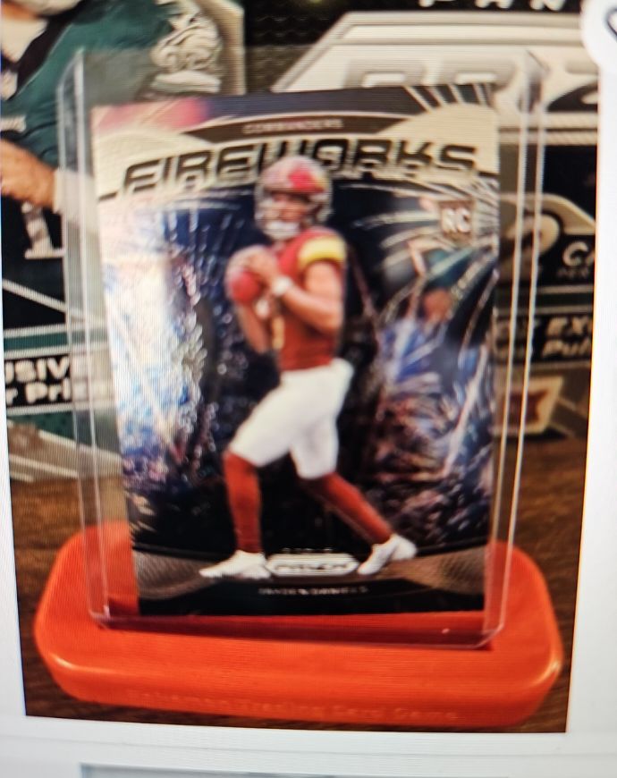 2024 Panini Prizm Fireworks #24 Jayden Daniels — front