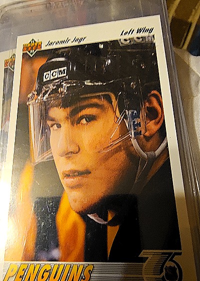 1991-92 Upper Deck #256 Jaromir Jagr — front