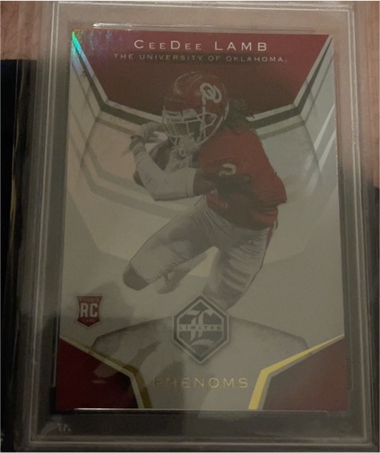 2020 Panini Chronicles Draft Picks Limited Phenoms #5 CeeDee Lamb — front
