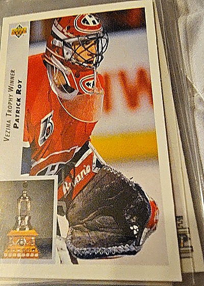 1992-93 Upper Deck #438 Patrick Roy — front