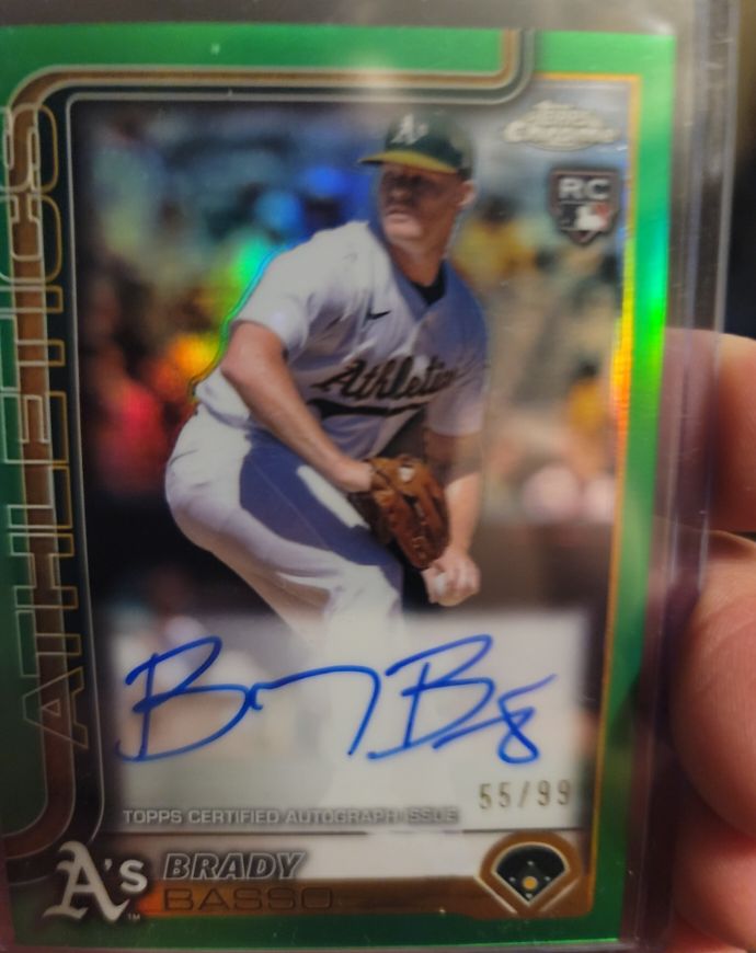 2025 Topps Chrome #RA-BBA Brady Basso — front
