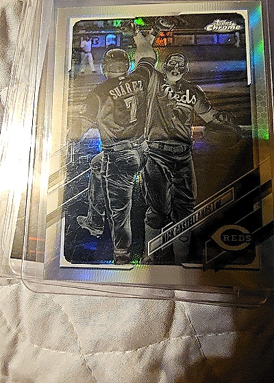 2021 Topps Chrome #205 Nick Castellanos — front