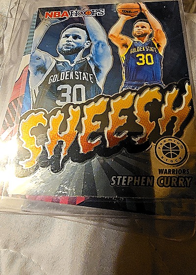 2023-24 Panini NBA Hoops Premium Stock Sheesh #5 Stephen Curry — front