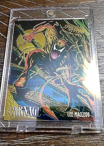 1995 Fleer Ultra Spider-Man Golden Web #2 Carnage — front