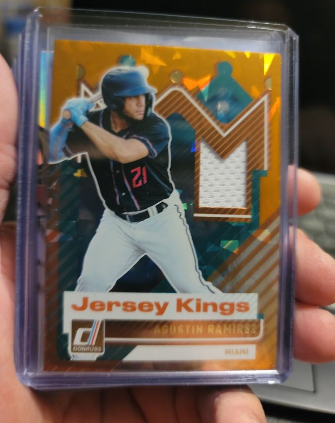 2025 Donruss Jersey Kings #JK-AR Agustin Ramirez — front