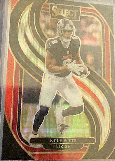 2024 Panini Select Kyle Pitts Premier Silver Prizm #178 Atlanta Falcons — front