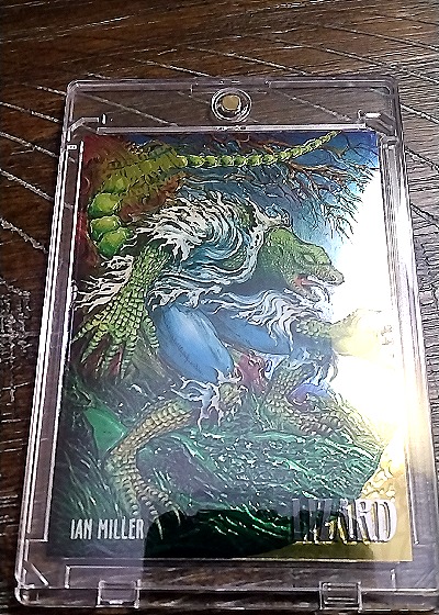 1995 Fleer Ultra Spider-Man Golden Web #5 Lizard — front