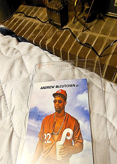 2021 Topps Archives #MPC-3 Andrew McCutchen Uncle Larry Movie Poster — front
