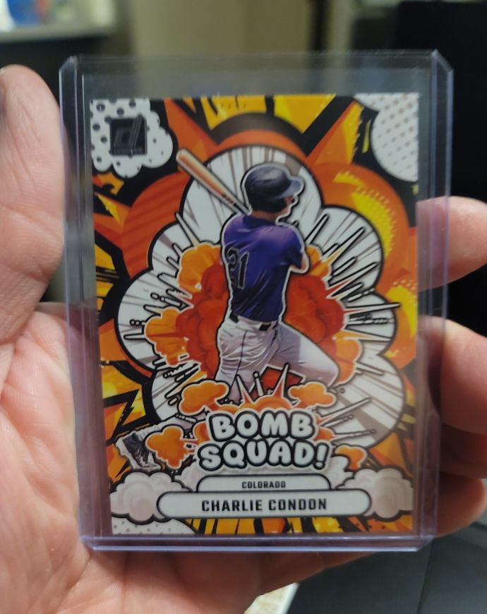 2025 Donruss #8 Charlie Condon Bomb Squad — front