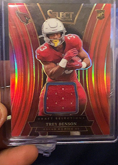 2024 Panini Select Draft Selections #DSM-TBE Trey Benson — front