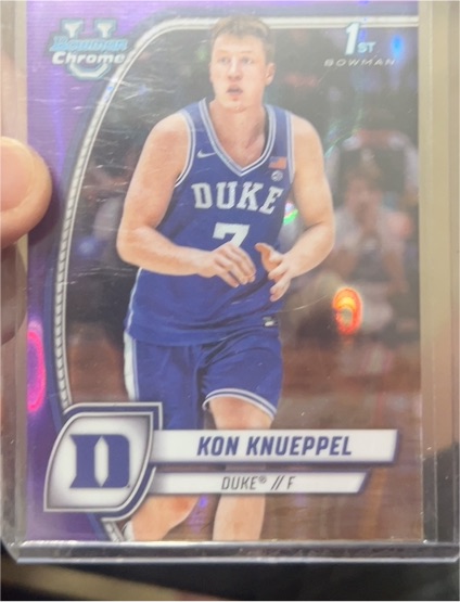 2024-25 Bowman Chrome University #48 Kon Knueppel — front