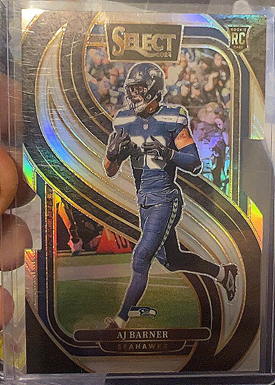 2024 Panini Select #103 AJ Barner — front